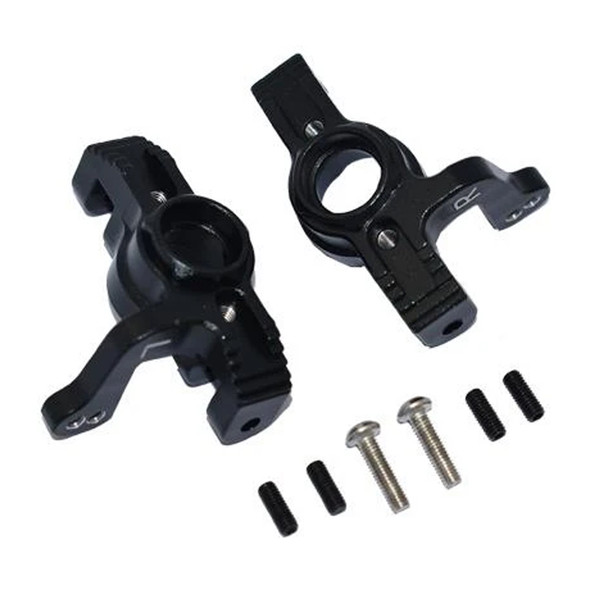 GPM Racing Aluminum Front Knuckle Arms Black : Losi 1/10 Lasernut U4
