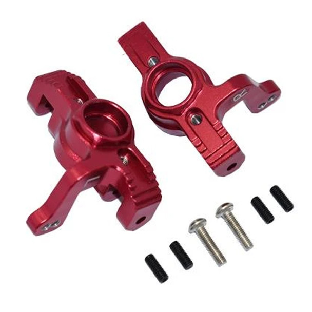 GPM Racing Aluminum Front Knuckle Arms Red : Losi 1/10 Lasernut U4