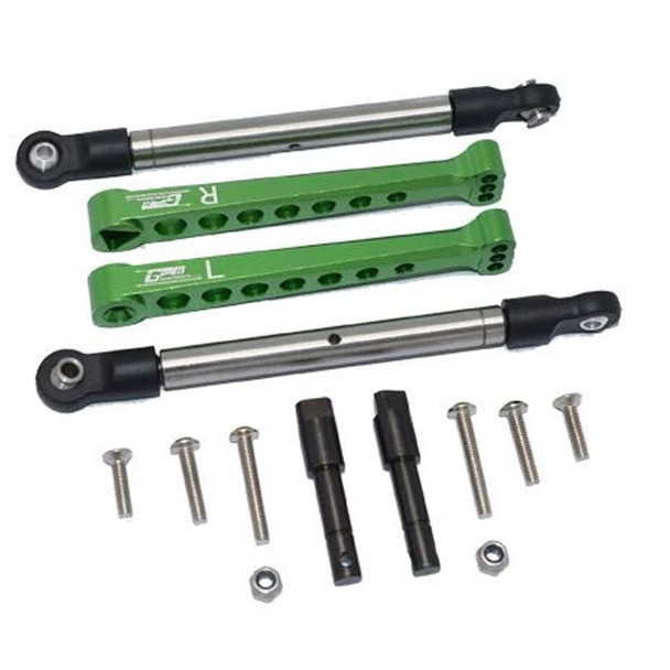 GPM Aluminum Rear Sway Bar & Stainless Steel Linkage Green : Losi Lasernut U4