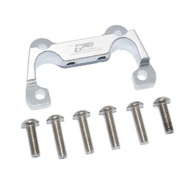 GPM Racing Aluminium Front Bumper Mount Set Silver : Losi 1/10 Lasernut U4