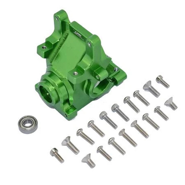 GPM Aluminum Front / Rear Gear Box Without Carrier Green : 1/8 KRATON / TALION