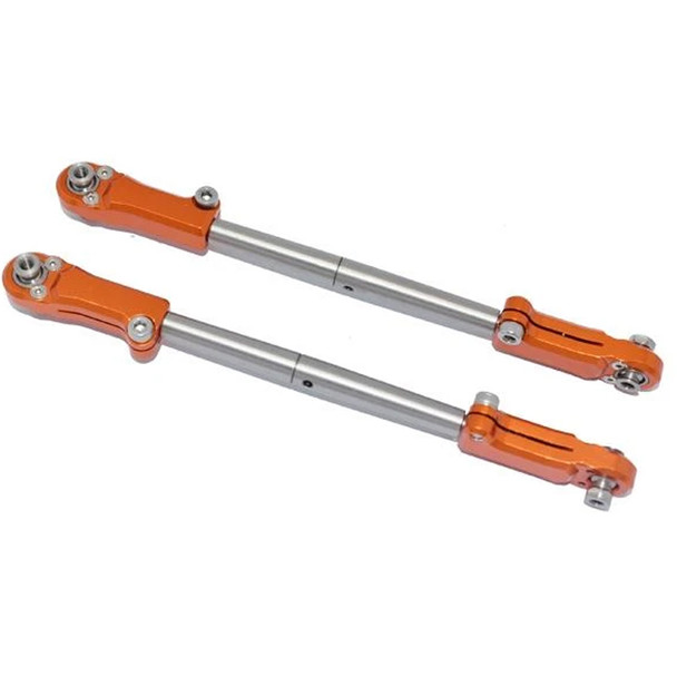 GPM Aluminum Adjustable Front Steering Tie Rod Orange : 1/5 Kraton & Outcast 8S