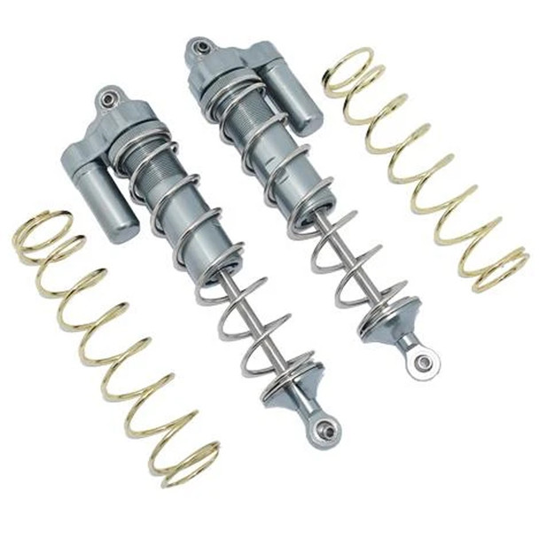 GPM Alum Front L-Shape Piggy Back Spring Dampers 177mm Grey : 1/5 Kraton 8S