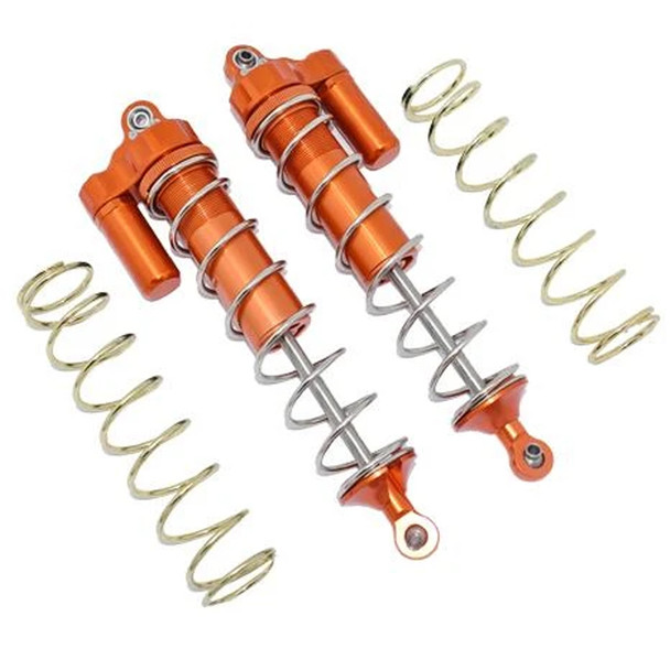 GPM Alum Front L-Shape Piggy Back Spring Dampers 177mm Orange : 1/5 Kraton 8S