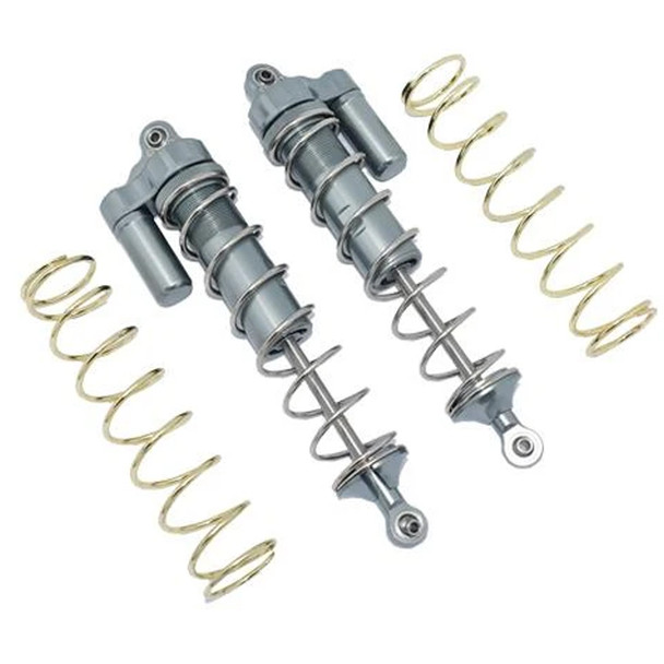GPM Alum Rear L-Shape Piggy Back Spring Dampers 187mm Grey : Kraton/Outcast 8S