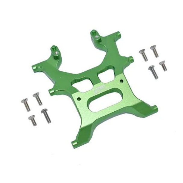 GPM Racing Aluminum Rear Chassis Support Frame Green : Axial 1:10 SCX10 III