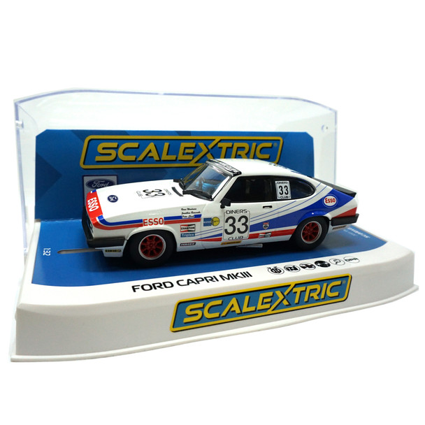 Scalextric C4222 Ford Capri MKIII Spa 24hrs 1981 Woodman Buncombe & Clark 1/32 Slot Car