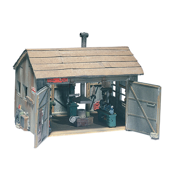 Woodland Scenics D240 Tucker Brothers Machine Shop HO Scale Kit