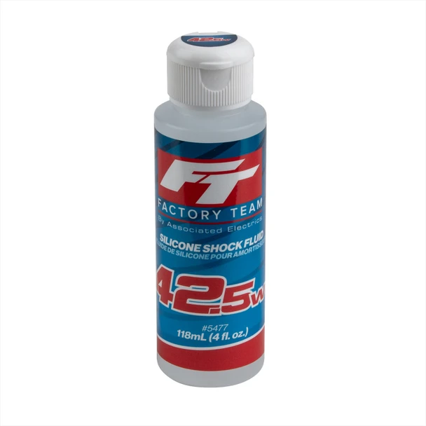 Associated 5477 FT Silicone Shock Fluid 42.5wt (538 cSt) 4oz. Bottle