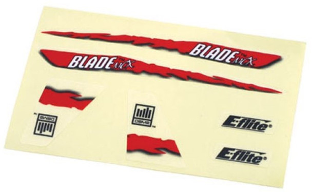 Blade EFLH2229 Decal Sheet, Red Graphics MCX