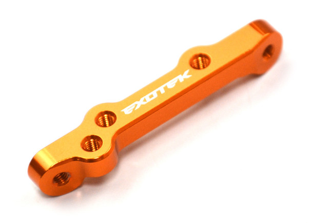 Exotek 1661ORG ALLOY STEERING PLATE 7075 Orange : Xray XB2 / XT2