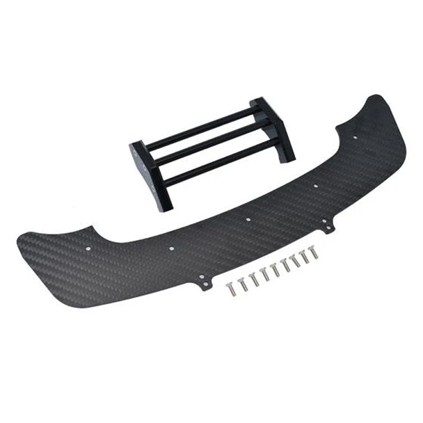 GPM Racing Carbon Fiber Front Chassis & Bumper Black : Arrma 1/7 Infraction