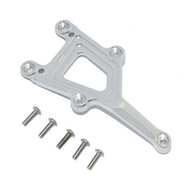 GPM Aluminum Front Top Plate Silver : Traxxas Ford GT 4-Tec 2.0