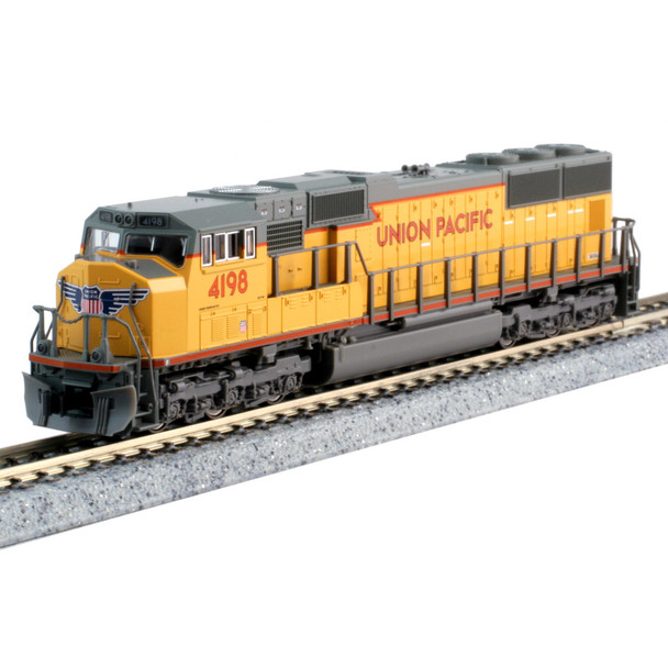 Kato 1767608 SD70M w/ Flat Radiator Diesel Union Pacific #4198 Locomotive N Scale