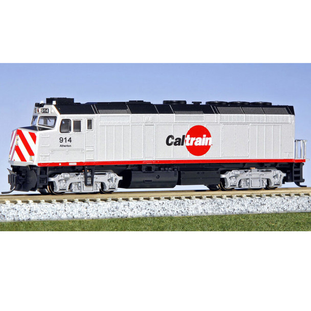 Kato 1769004 EMD F40PH with Ditch Lights Caltrain #914 Locomotive N Scale