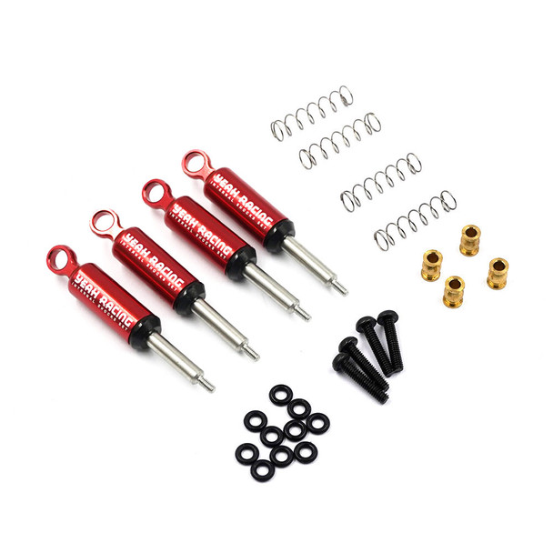 Yeah Racing KYMX-012RD Aluminum Internal Shocks Set Red: Kyosho Mini-Z 4x4 MX-01