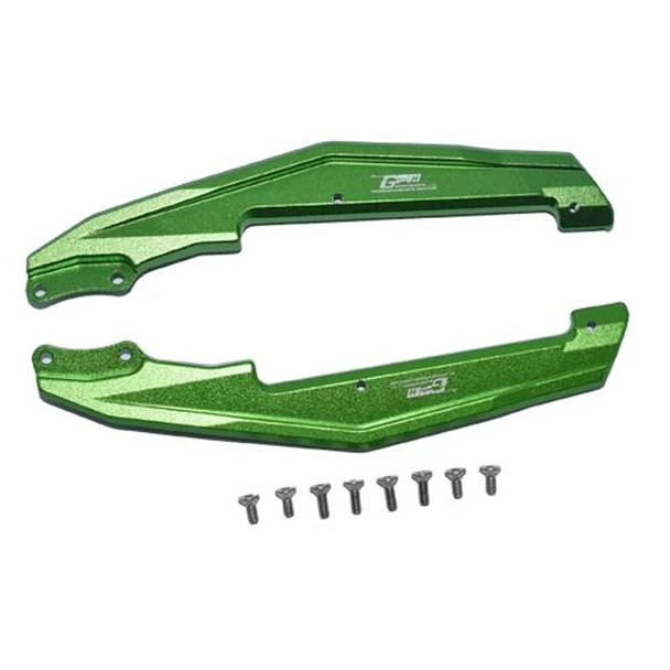 GPM Racing Aluminum Chassis Side Bars Green : Losi 1/18 Mini-T 2.0