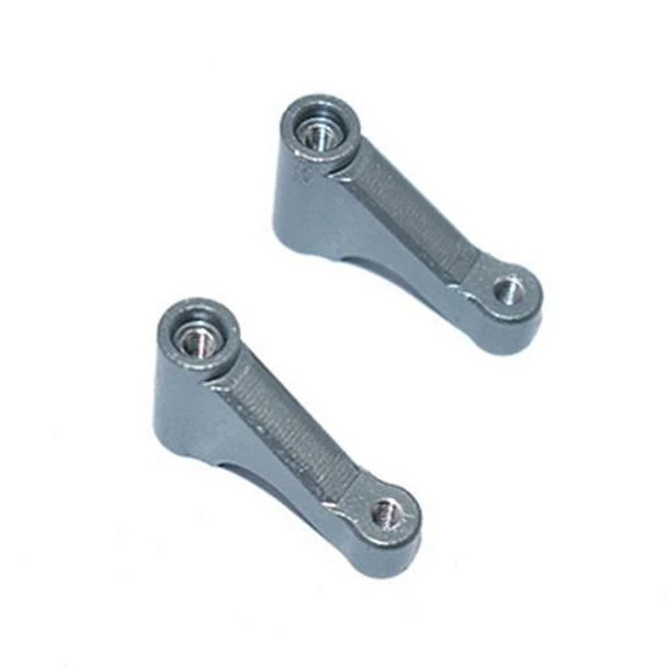 GPM Racing Aluminum Front Chassis Brace Grey : Losi 1/18 Mini-T 2.0