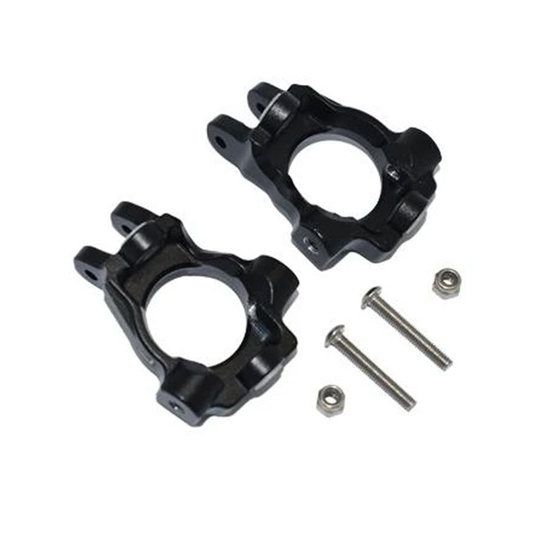 GPM Racing Aluminum Front C-Hubs Black : Losi Lasernut U4