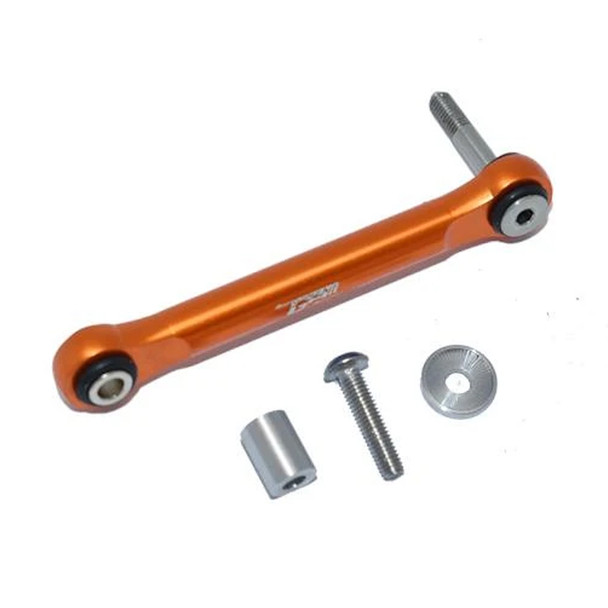 GPM Racing Aluminum Servo Tie Rod Orange : Losi Lasernut U4