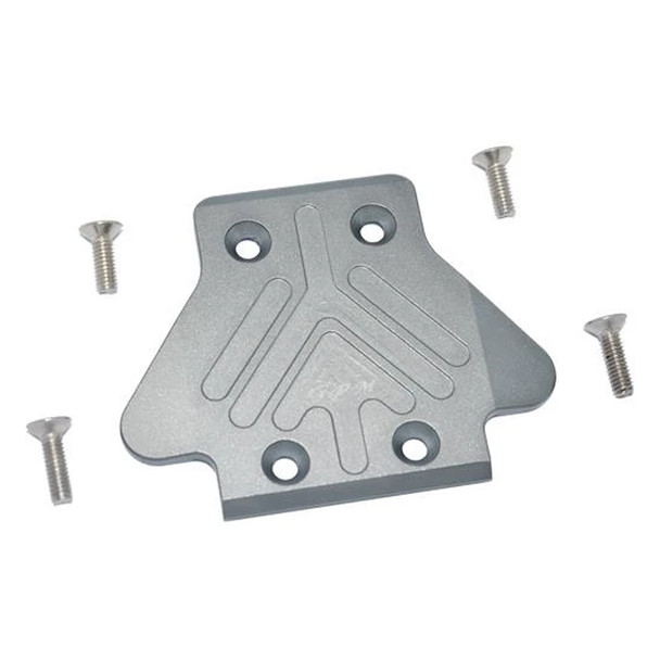 GPM Racing Aluminum Rear Chassis Protection Plate Grey : Arrma 1/7 Mojave