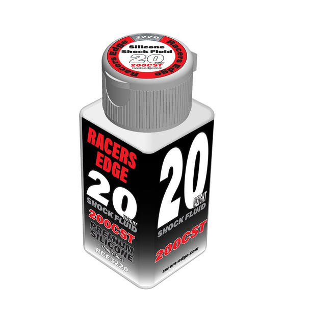 Racers Edge RCE3220 20 Weight 200cst 70ml 2.36oz Pure Silicone Shock Oil