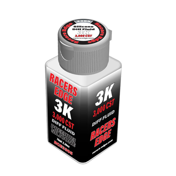 Racers Edge RCE3305 3000cst 70ml 2.36oz Pure Silicone Diff Oil
