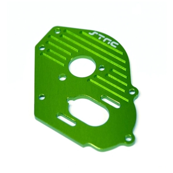 STRC ST9490G Aluminum Heatsink Finned Motor Plate Green : Traxxas Drag Slash