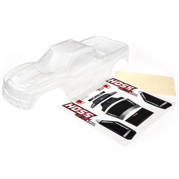 Traxxas 9011 Clear Body Requires Paint w/ window/grille/lights decal sheet : Hoss 4x4 VXL