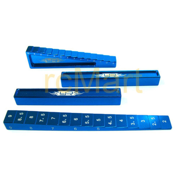 Yeah Racing YT-0025BU Chassis Setting Kit Blue : 1/10 & 1/8 On Road