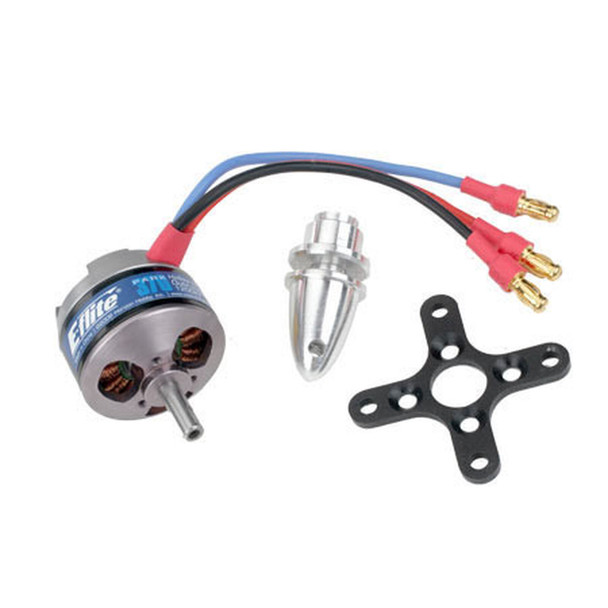 E-flite EFLM1210HS Park 370 BL Outrunner Motor 1200Kv w/ 4mm Hollow Shaft: 3.5mm Bullet