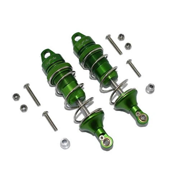 GPM Aluminum Front Thickened Spring Dampers 86mm Green : Losi 1/10 Lasernut U4