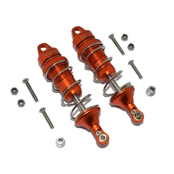 GPM Aluminum Front Thickened Spring Dampers 86mm Orange : Losi 1/10 Lasernut U4