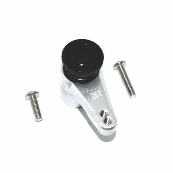 GPM Aluminum 7075 25T Servo Horn w/ Built-In Spring Silver : Axial 1/10 RBX10