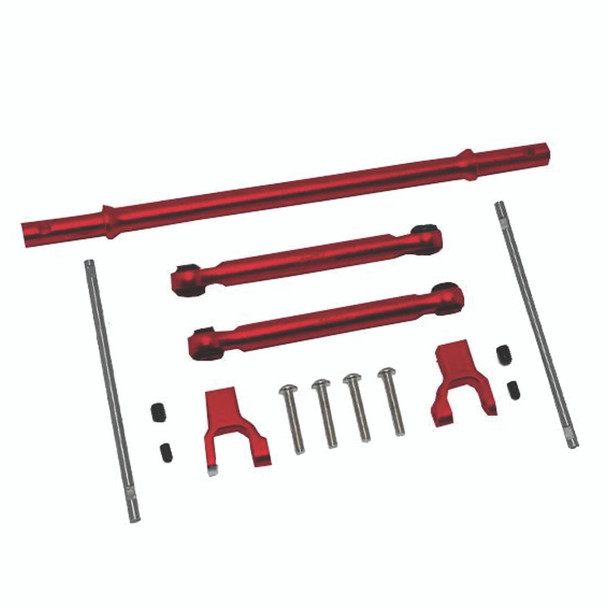 GPM Stainless Steel Rear Sway Bar & Alum Sway Bar Arm & Linkage Red : RBX10