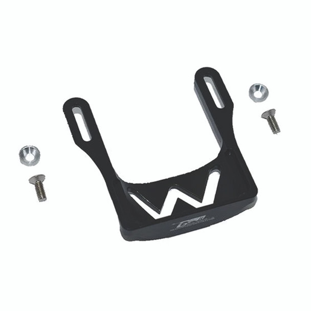 GPM Racing Aluminum Motor Mount Black : Tamiya 1/10 4WD TA08 PRO