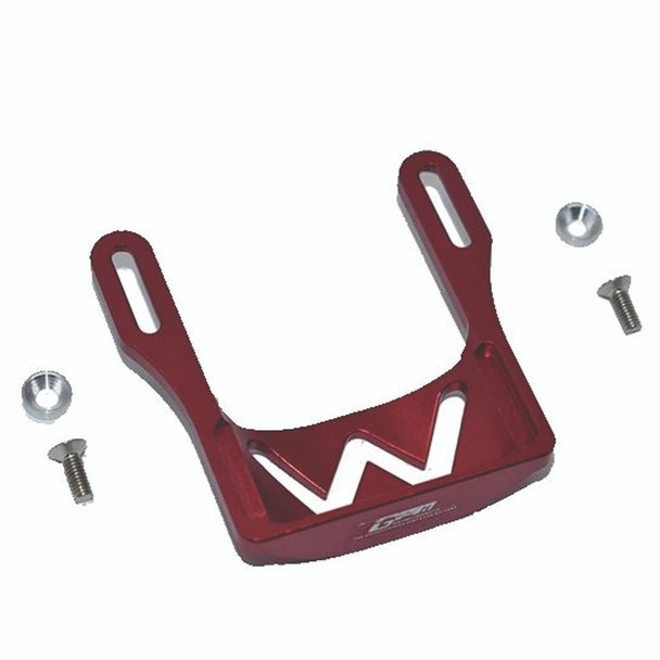 GPM Racing Aluminum Motor Mount Red : Tamiya 1/10 4WD TA08 PRO