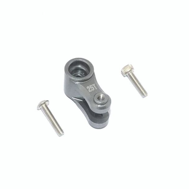 GPM Racing Aluminum 7075 25T Servo Horn Grey : Traxxas 1/10 MAXX 4WD