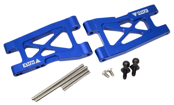 NHX RC Aluminum Front/Rear Lower Suspension Arms : Traxxas 1/18 LATRAX Teton Blue