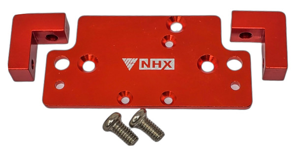 NHX RC Aluminum Servo Mount : Everest Gen7 Sport / Pro Red