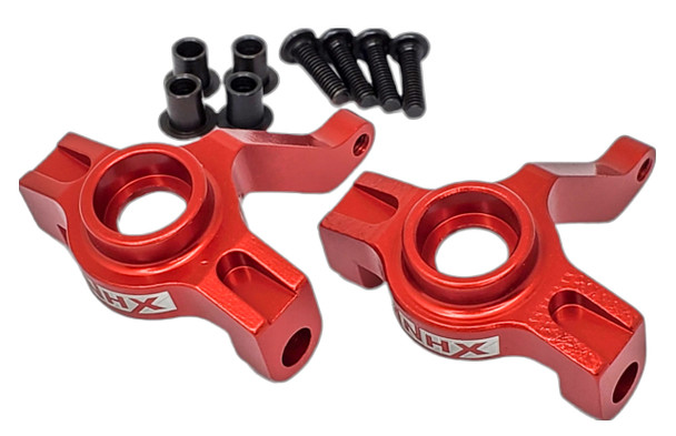 NHX RC Aluminum Steering Hub Carrier : Everest Gen7 Sport / Pro Red