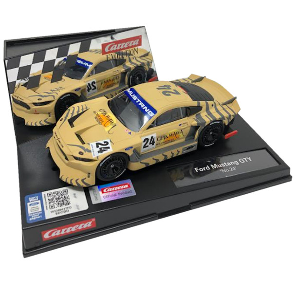 Carrera Evolution 27668 Ford Mustang GTY No.24 1/32 Slot Car