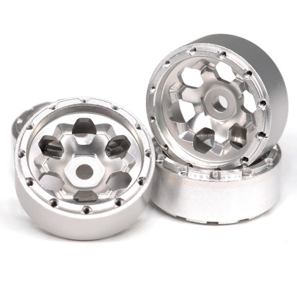 Orlandoo Hunter Aluminum 18mm 6 Spokes Honeycombs Silver Wheels (4) : OH32X01