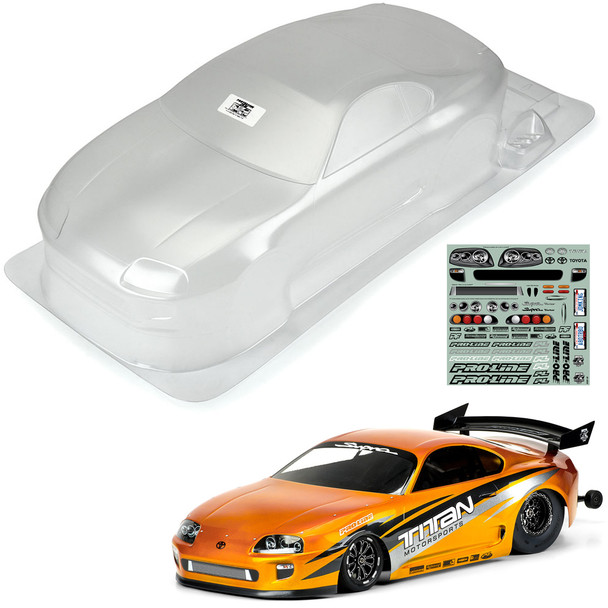 Pro-Line 3561-00 1995 Toyota Supra Clear Body : Losi 22S / Slash 2WD / DR10