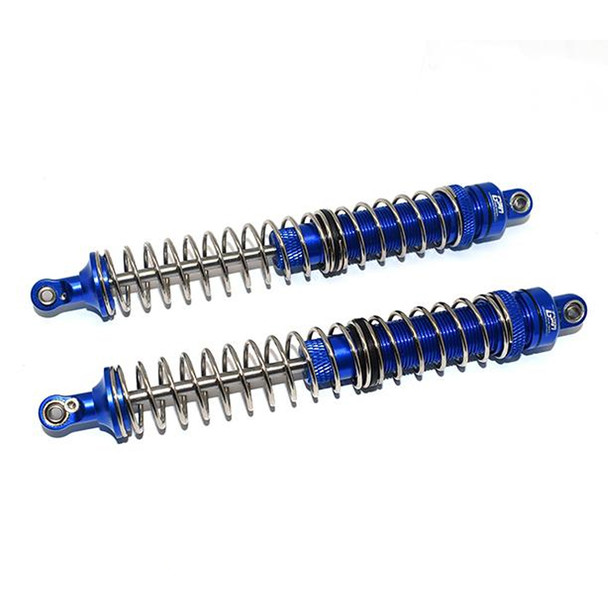 GPM Racing Aluminum Rear Spring Dampers 145mm Blue : Axial 1/10 RBX10