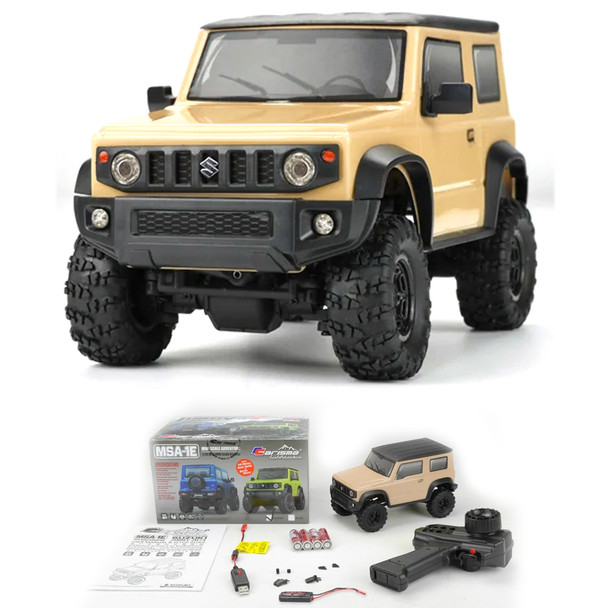 Carisma 82868 MSA-1E 1/24 Mini Suzuki Jimny JB74 4WD Crawler Ivory