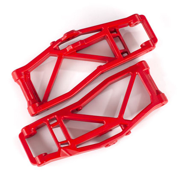 Traxxas 8999R Suspension Arms/Lower /Left & Right Front Or Rear (2) Red : Maxx
