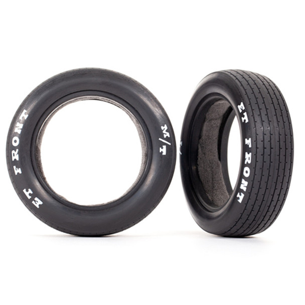 Traxxas 9470 Front Tires w/ Foam Inserts (2) : Drag Slash