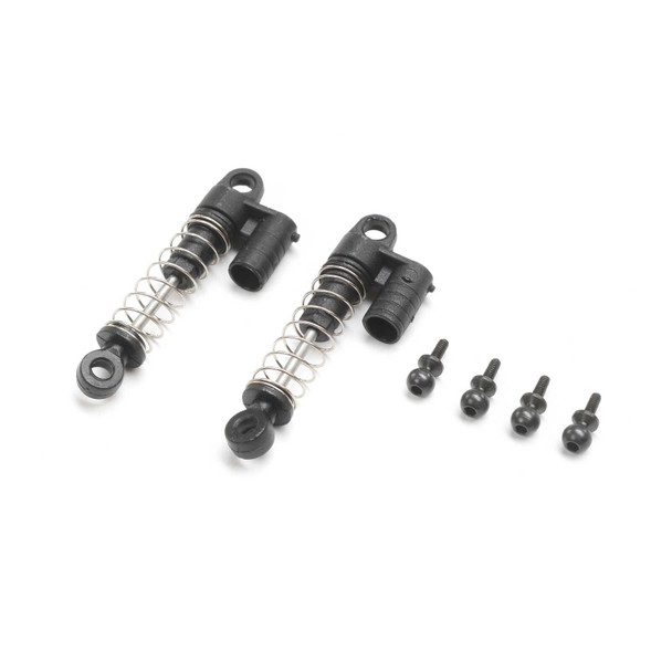 Axial AXI204002 Rear Shock Set / 0.4mm Spring : SCX24 Jeep JT Gladiator