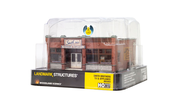 Woodland Scenics BR5069 Smith Brothers TV & Appliance - HO Scale